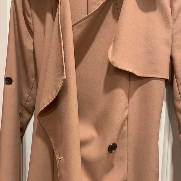 Brown Spring Wrap Jacket - Picture 5 of 11